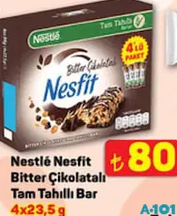 NESTLE NESFİT BİTTER ÇİKOLATALI TAM TAHILLI BAR 4X23,5 G